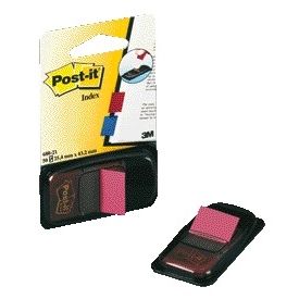 Post-it - Onglets 680 25,4x43,2mm rose vif | 12 pièces