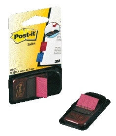 Post-it - Karteireiter 680 25,4x43,2mm leuchtend rosa | 12 Stück
