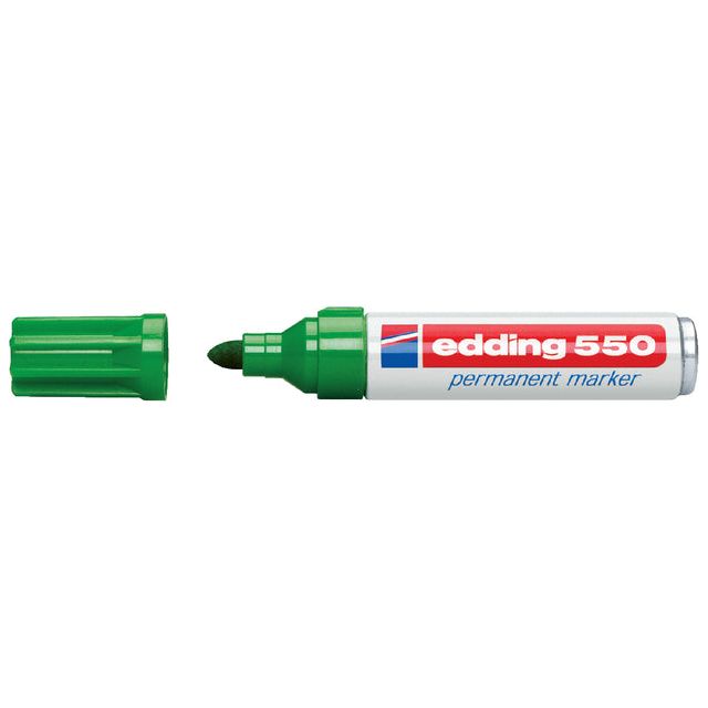 Edding - Viltstift edding 550 rond 3-4mm groen