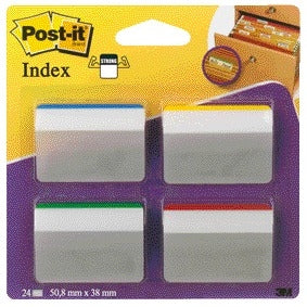 Post-it - Pestañas índice 686a1 38x50.8mm fuerte geb culo | 6 piezas