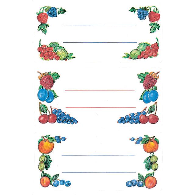 HERMA - Etiket 3784 keuken fruit | 10 stuks