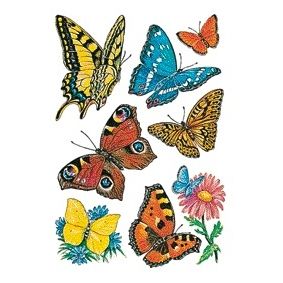 HERMA - Etiquette 3801 papillons | 10 pièces