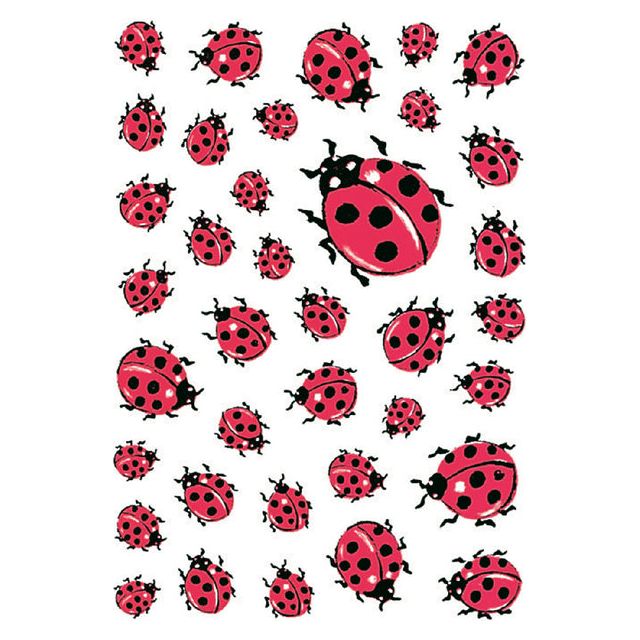 Herma - Herma 5439 Ladybug | Blister une feuille à 3 | 10 morceaux