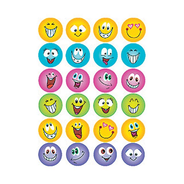 HERMA - Etiket 6818 smiley glitter folie | 10 stuks