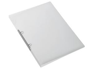 Exacompta - Raccoglitore ad anelli Crystal A4 2 anelli O-mech 15mm PP bianco | 20 pezzi