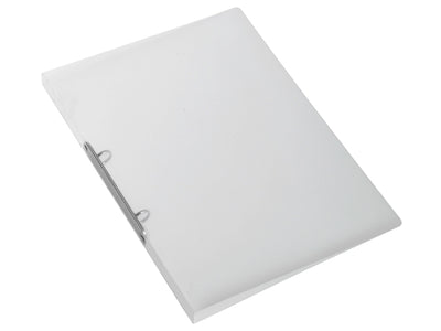 Exacompta - Ring binder Crystal A4 2-ring O-mech 15mm PP white | 20 pieces
