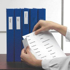 Quantore - Label holder Djois 19x75mm self-adhesive transparent 16 pieces