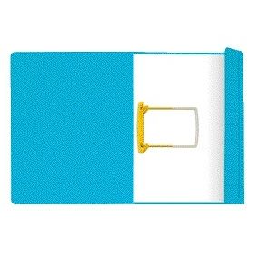 Jalema - Clip-Ordner Folio 100 % recycelter Karton 250 g blau | 10 Stück