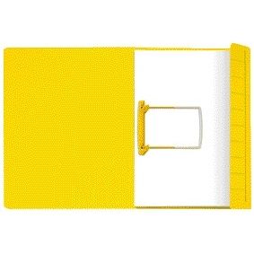 Jalema - Clip folder A4 100% recycled cardboard 250gr yellow packed per 10 pieces