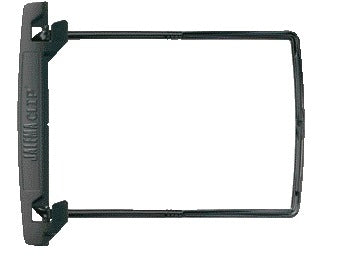 Quantore - Mécanisme Bundle Djois Clip plaque de recouvrement support de tuyau noir 100 pièces
