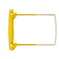 Quantore - Bundle mechanism Djois Clip Stick-up self-adhesive yellow 10 pieces