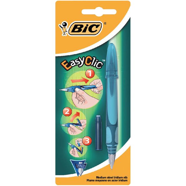 BIC - Fountain Pen BIC Easyclic M | Blasen Sie ein 1 Stück