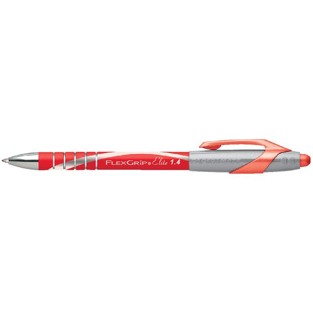 Paper Mate - Ballpen Papermate Flexgrip Elite B Red | 12 pièces