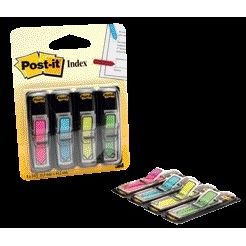 Post-it - Pestañas índice 684 12x43mm flecha neón surtido | 6 piezas