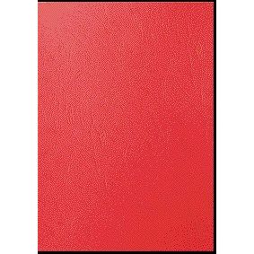 GBC -  LeatherGrain Bindomslagen 250 grams Rood (100)
