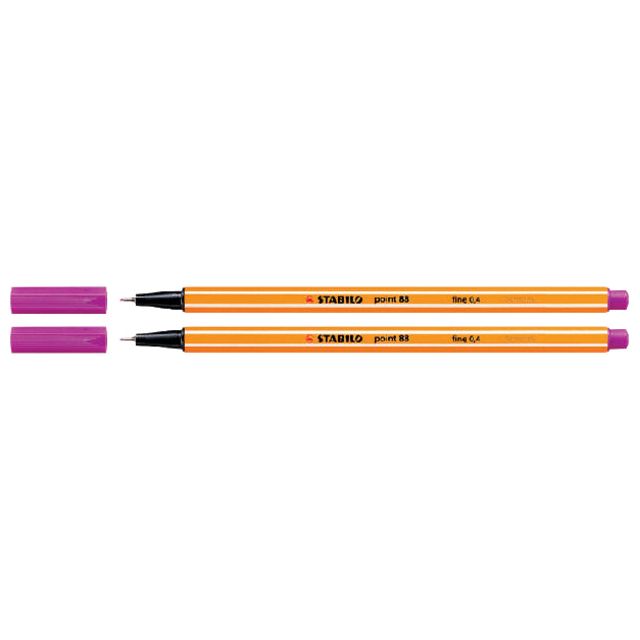 STABILO - Fineliner point 88/56 roze rood | 10 stuks