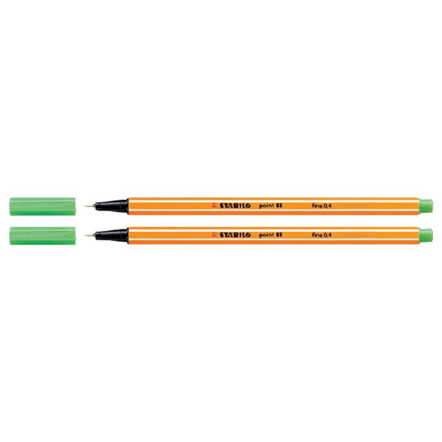 STABILO - Fineliner point 88/33 lichtgroen | 10 stuks