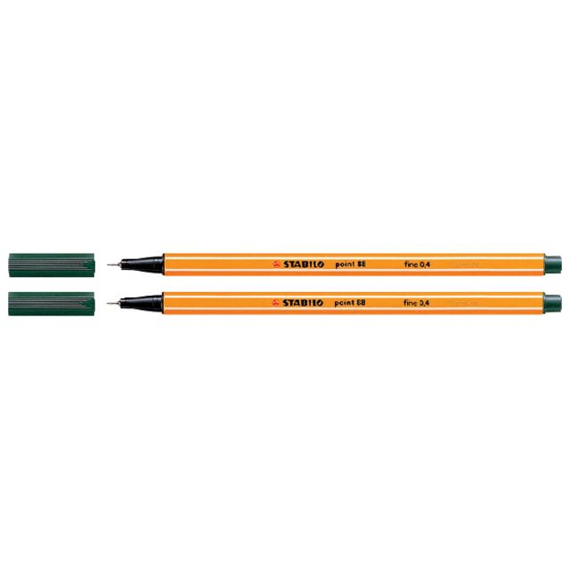 Stabilo - Fineliner Point 88/63 F Earth Green | 1 pièce