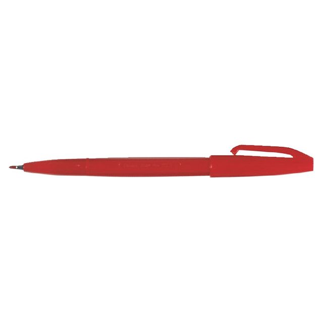 Pentel - Fineliner Signpen S520 rood 0.8mm | 12 stuks