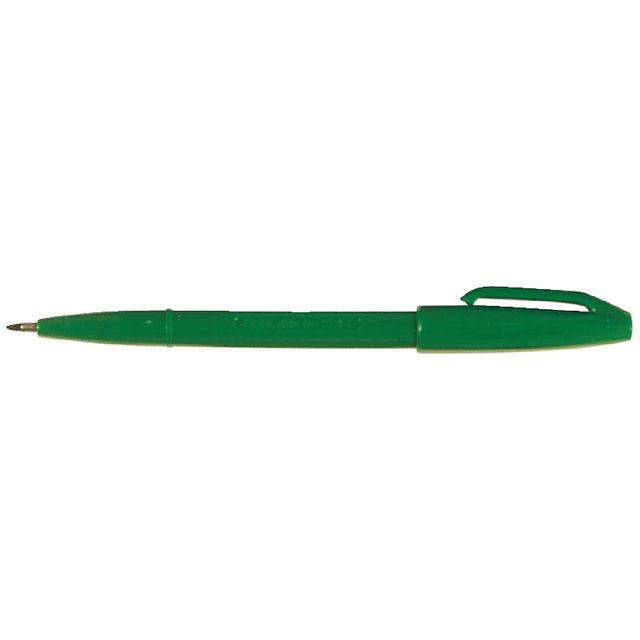 Pentel - Fineliner Pentel Signpen S520 M Green | Boîte extérieure une pièce 12