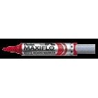 Pentel - Pennarello per lavagna bianca MWL5M Maxiflo rotondo 3mm rosso | 12 pezzi