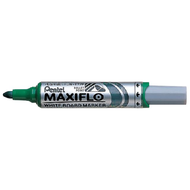 Pentel - Felt -Tip Pen Pentel Mwl5m Blanche blanc 3 mm vert | Boîte extérieure une pièce 12