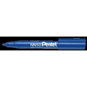 Pentel -  Viltstift NN50 rond 1.3-3mm blauw | 12 stuks