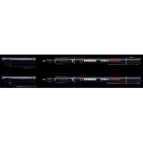 Stabilo - Felt-tip pen OHpen 841/46 permanent round superfine black | 10 pieces