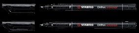 Stabilo - Feutre OHpen 842/46 permanent rond fin noir | 10 pièces