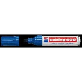 Edding - Felt-tip pen 500 diagonal 2-7mm blue | 10 pieces