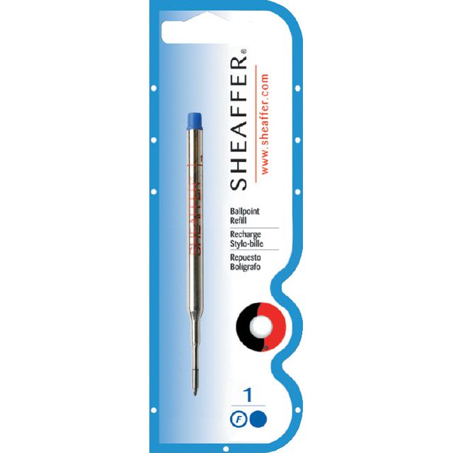 Sheaffer - Ballpin Ferming F Blue | Blister une pièce 1 | 6 morceaux