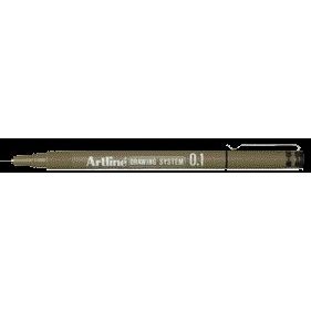 Artline - Fineliner technical 0.1mm black