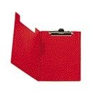 Bantex - Clipboard folder with clamp and pen loop red | 10 pieces