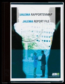 Jalema -  Rapportenmap djois snelhechter en dekplaatje a4 zw | 10 stuks
