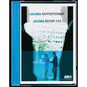 Jalema - Carpeta de informes Djois con cierre rápido y tapa azul A4