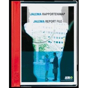 Jalema -  Rapportenmap strip en dekplaatje rood