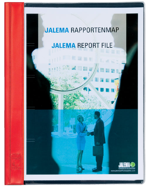 Jalema - Rapportenmap A4 met snelhechter rood | 10 stuks