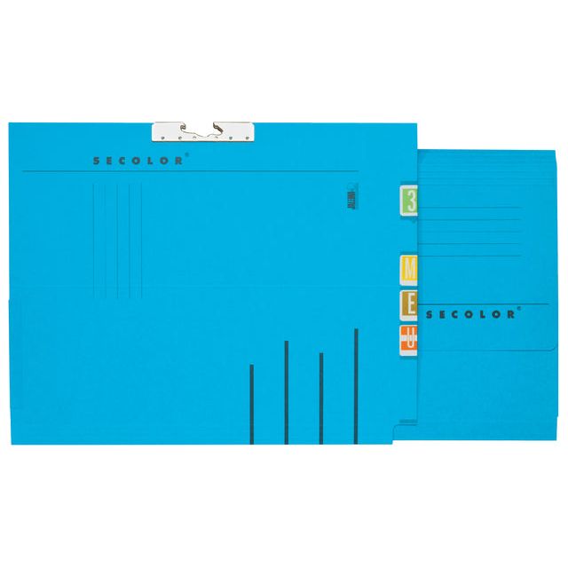 Djois - Verzamelmap A4 lateraal blauw | 50 stuks