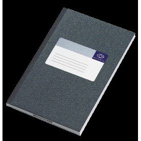 Atlanta - Cuaderno Djois encolado 165x105mm 128 páginas gris