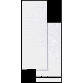 Djois - Riel para carpetas colgantes 100mm blanco 25 piezas