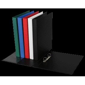 Quantore - Raccoglitore ad anelli A4 2 anelli D-mech 20mm PP assortiti | 20 pezzi