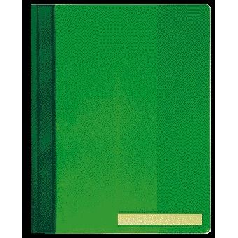 Durable - Quick-release adhesive A4 PVC extra wide green | 25 pieces