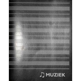 Qbasic - Music notebook 165x210 36 pages 70gr black | 10 pieces