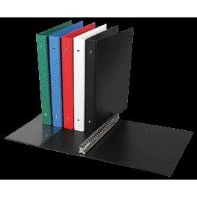 Quantore - Raccoglitore ad anelli A4 23 anelli O-mech 19mm PP assortiti | 20 pezzi