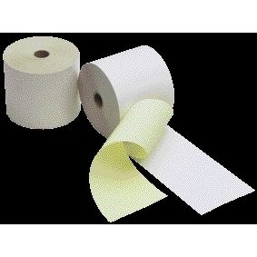 Qbasic - Counting roll 76mmx25m, core Ø12mm white/yellow | 50 pieces