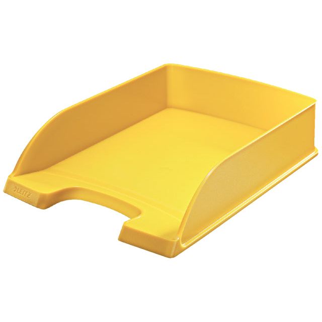 Leitz - Letterbox Leitz Plus Standard A4 Yellow | 1 pièce | 5 pièces