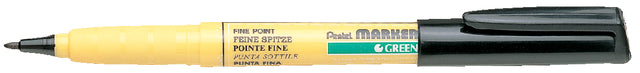 Pentel - Viltstift NM10 textiel rond zwart 1mm