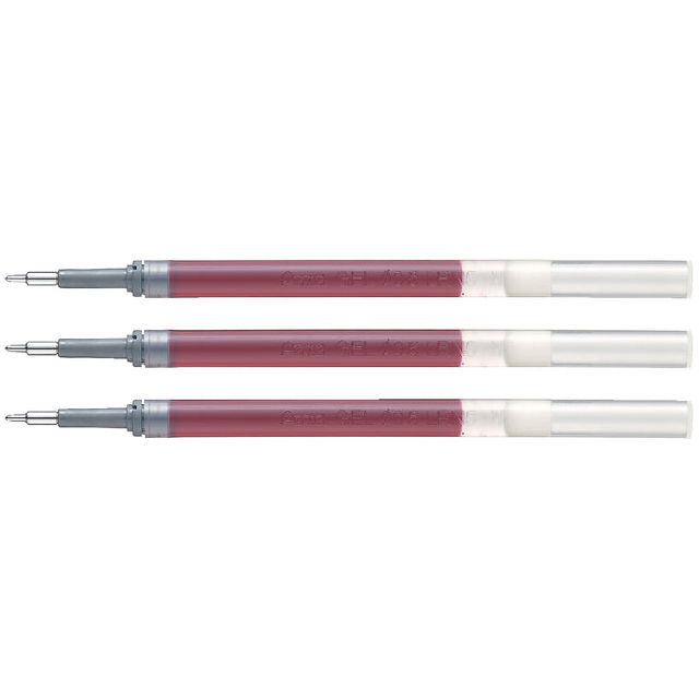 Pentel - Gelschrijvervulling LR7 energel rood 0.4mm | 12 stuks