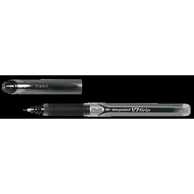 Pilot - Penna roller Hi-Tecpoint Grip V7 media nera | 12 pezzi