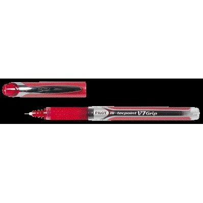 Pilot - Rollerball pen Hi-Tecpoint Grip V7 medium red | 12 pieces